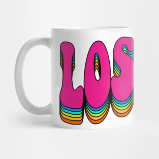 LOST - Graphic Slogan Logo Design Mug